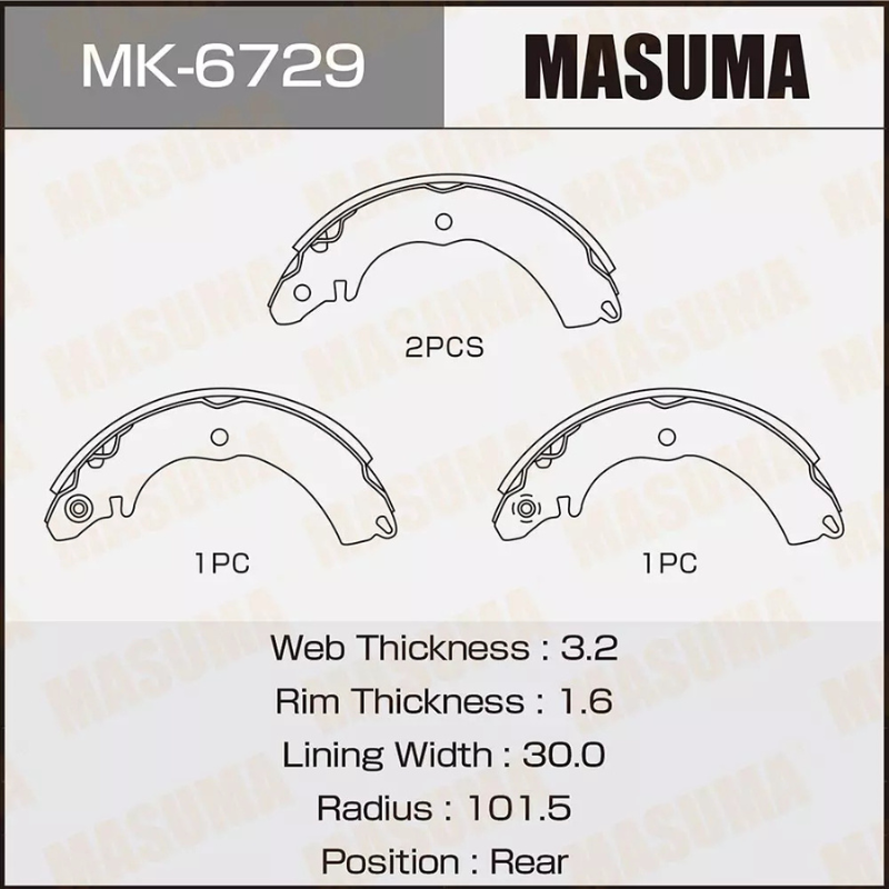 Brakes Shoes (MK-6729)