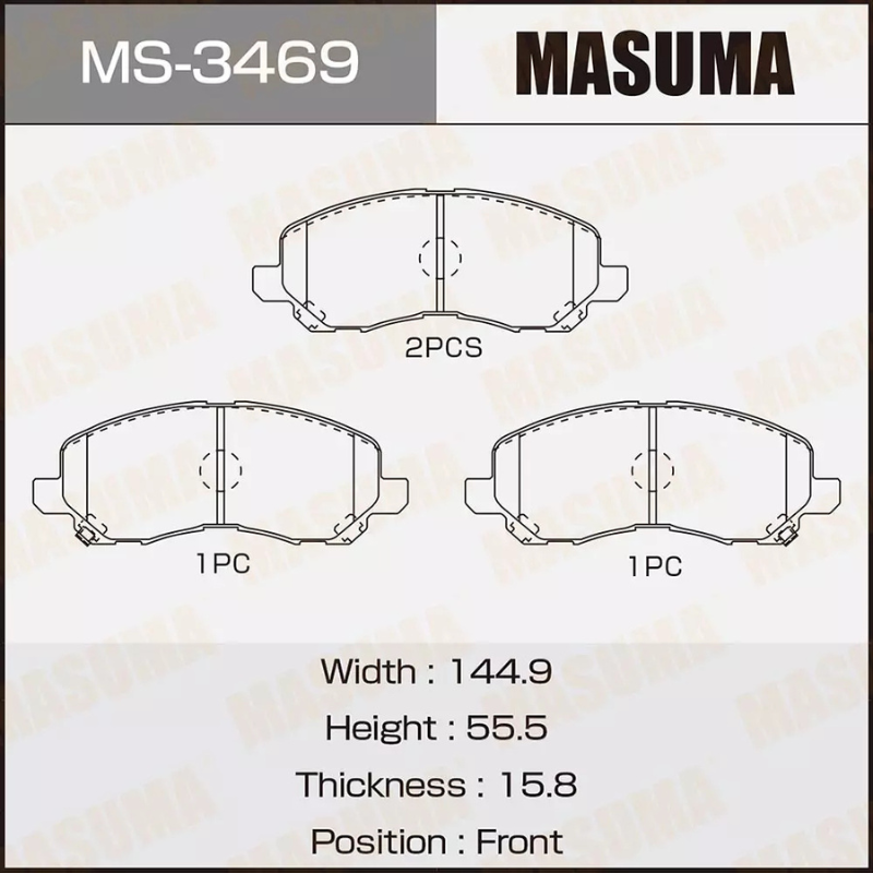 Brakes Pads (MS-3469N)