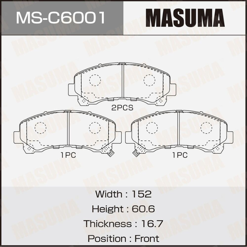 Brakes Pads (MS-C6001N)
