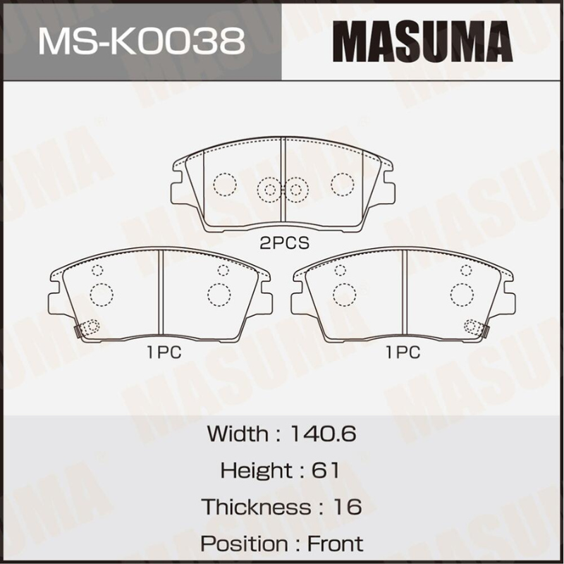 Brakes Pads (MS-K0038N)
