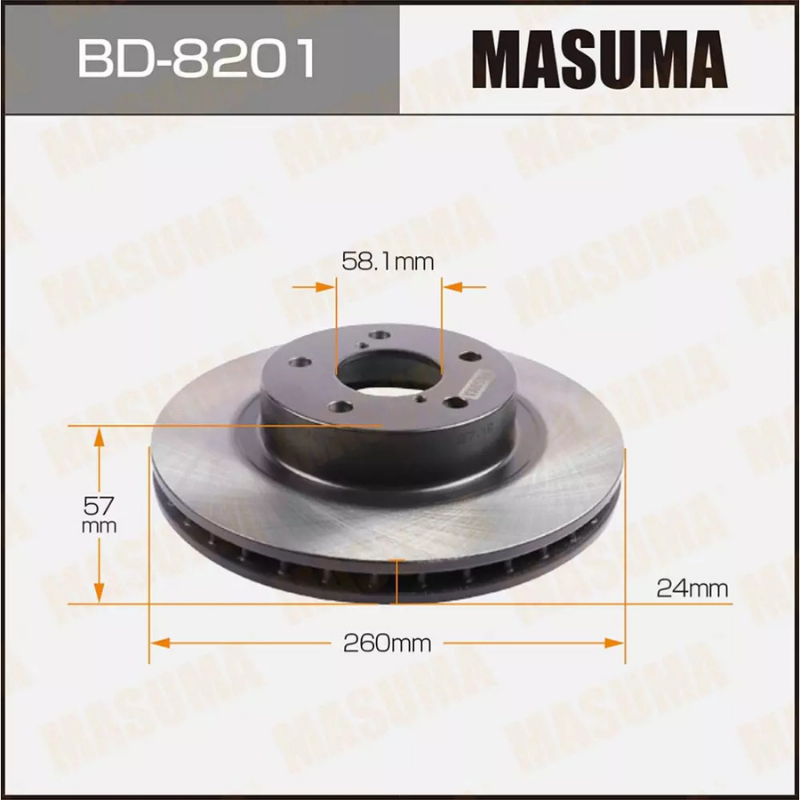BRAKE ROTOR/DISC (BD-8201)