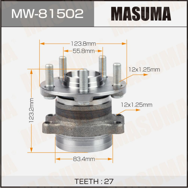 WHEEL BEARING (MW-81502)