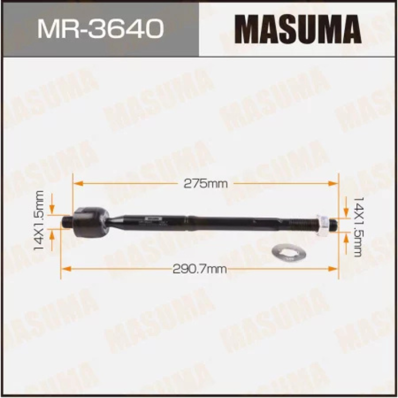 Inner Tie Rod End- Rack End (MR-3640)