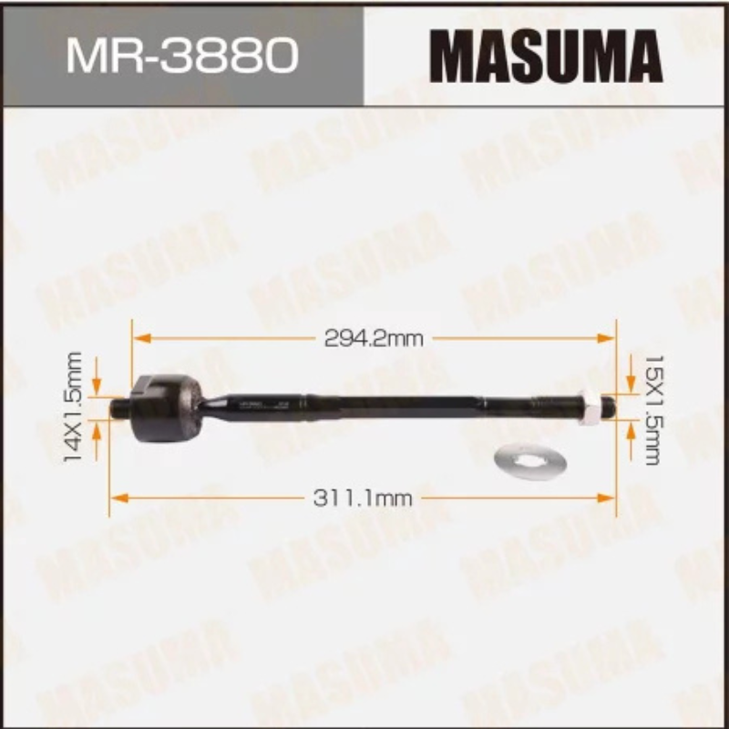 Inner Tie Rod End- Rack End (MR-3880)