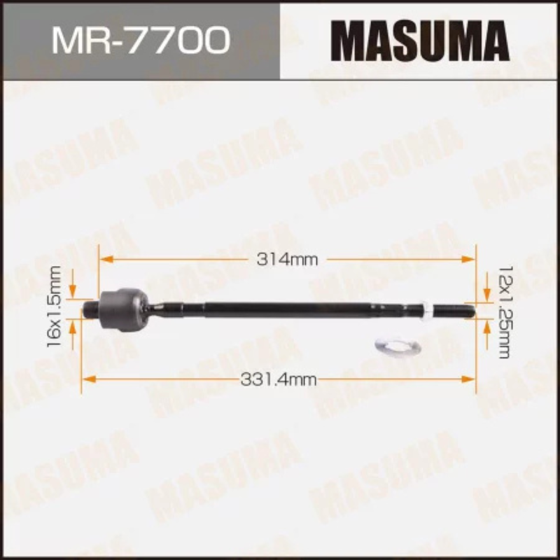 Inner Tie Rod End- Rack End (MR-7700)