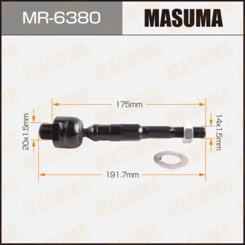 Inner Tie Rod End- Rack End (MR-6380)
