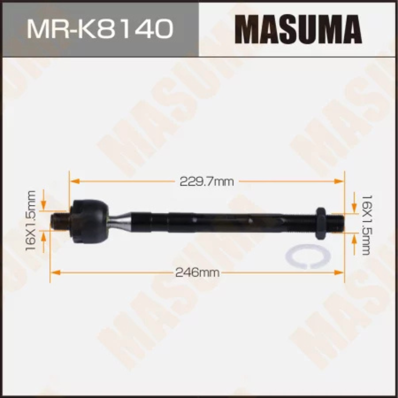 Inner Tie Rod End- Rack End (MR-K8140)