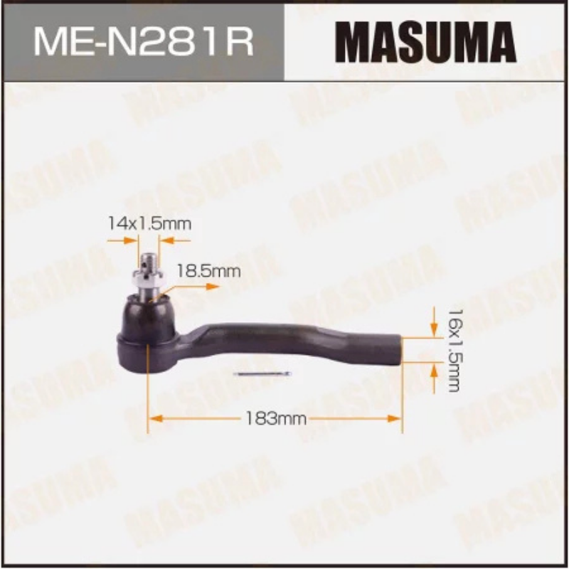 Outer Tie Rod End-Steering End (ME-N281R)