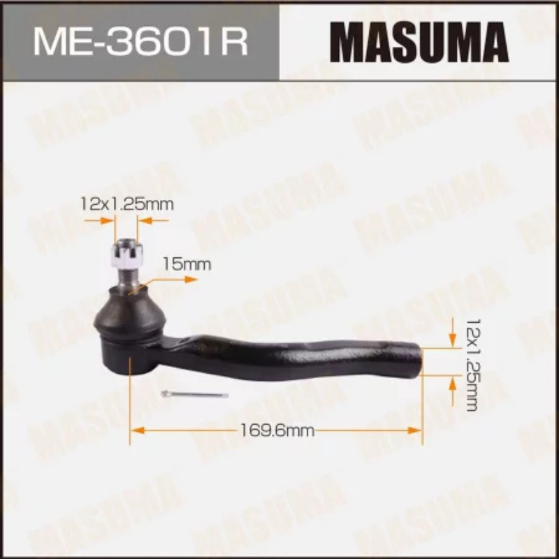 Outer Tie Rod End-Steering End (ME-3601R)