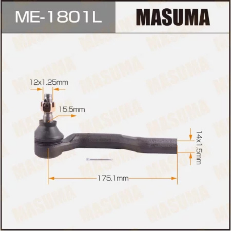 Outer Tie Rod End-Steering End (ME-1801L)
