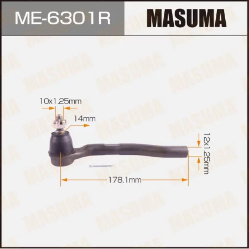 Outer Tie Rod End-Steering End (ME-6301R)