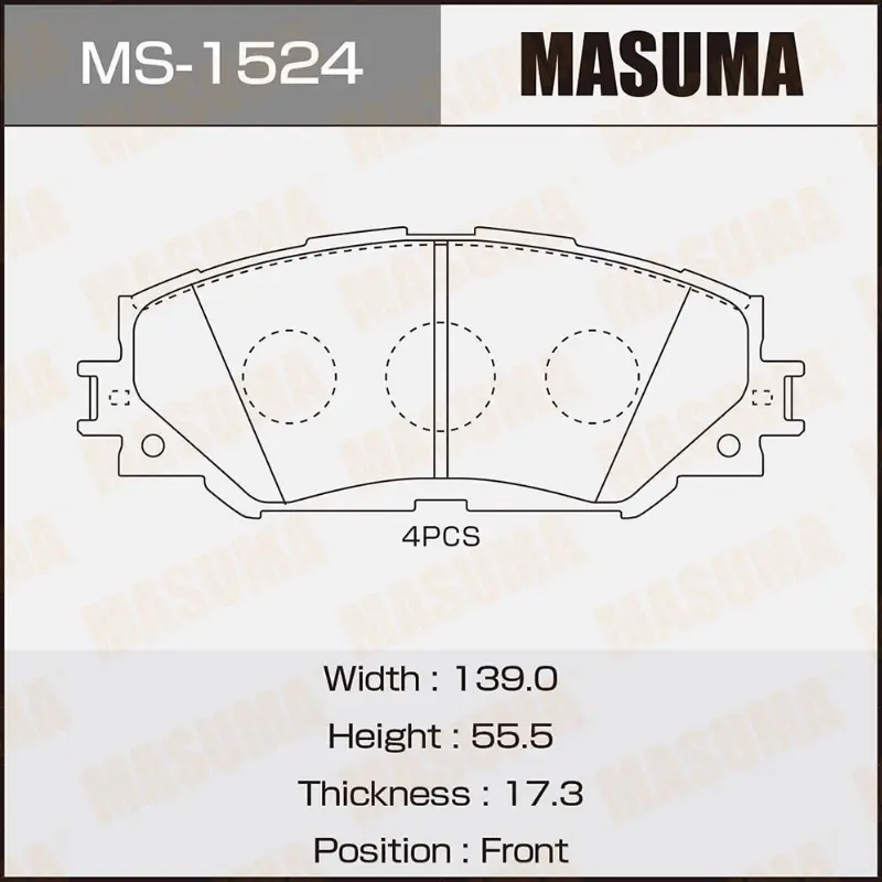 Brakes Pads (MS-1524N)