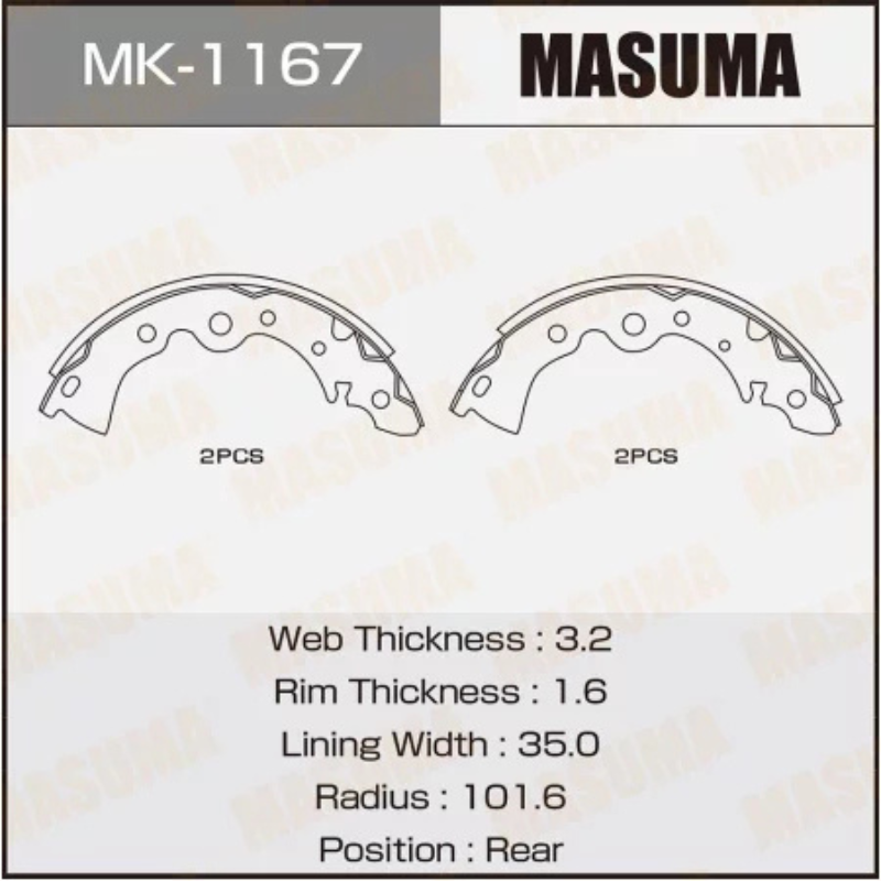 Brakes Shoes (MK-1167)