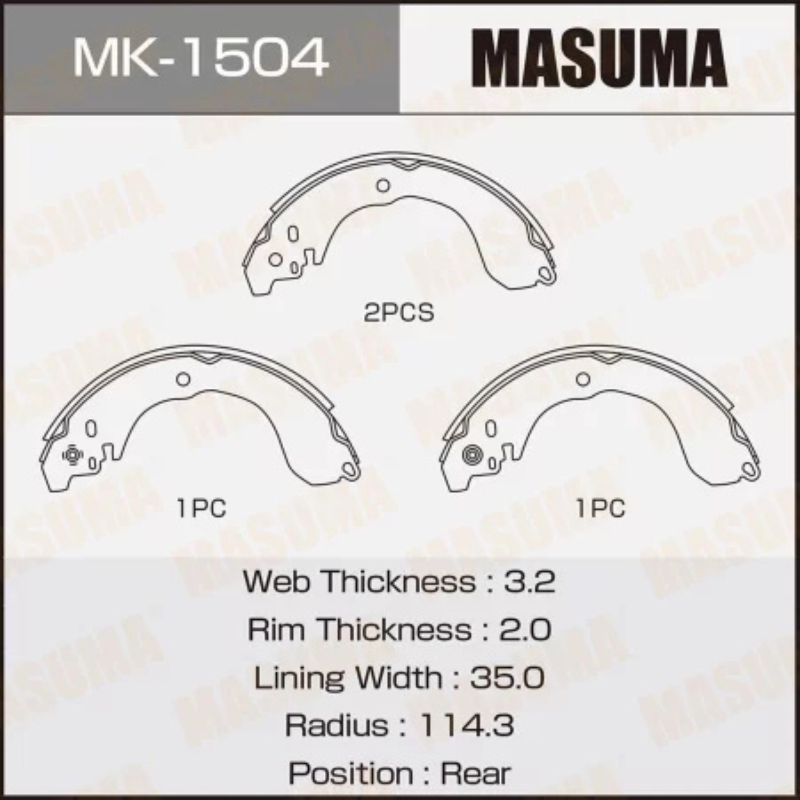 Brakes Shoes (MK-1504)