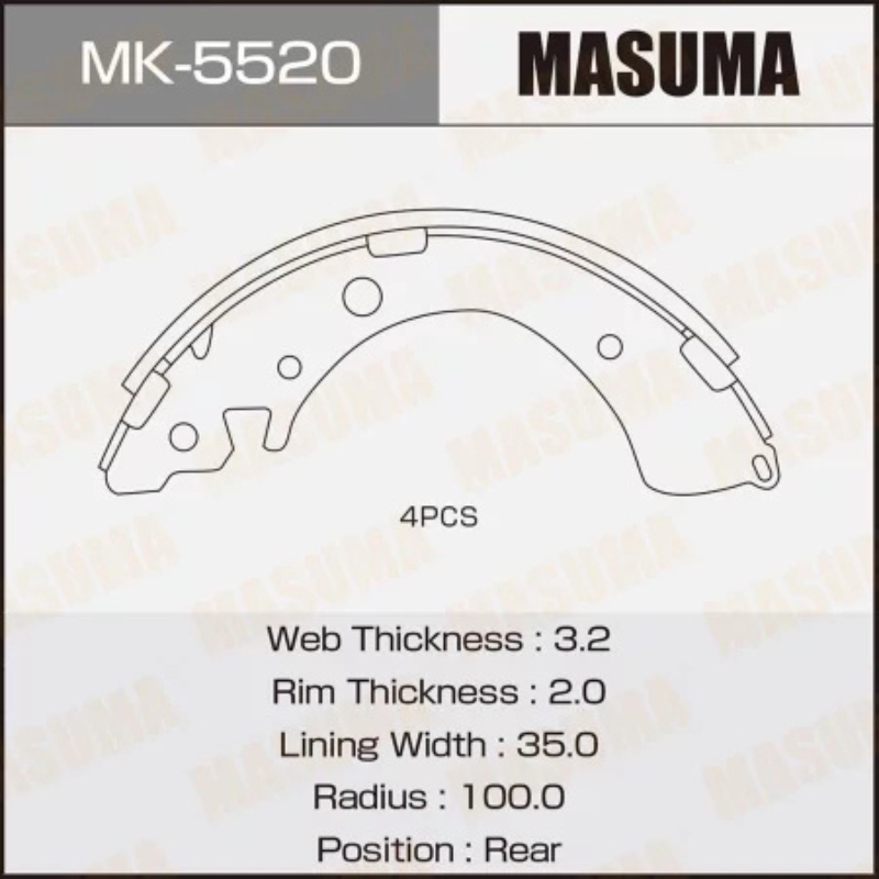 Brakes Shoes (MK-5520)