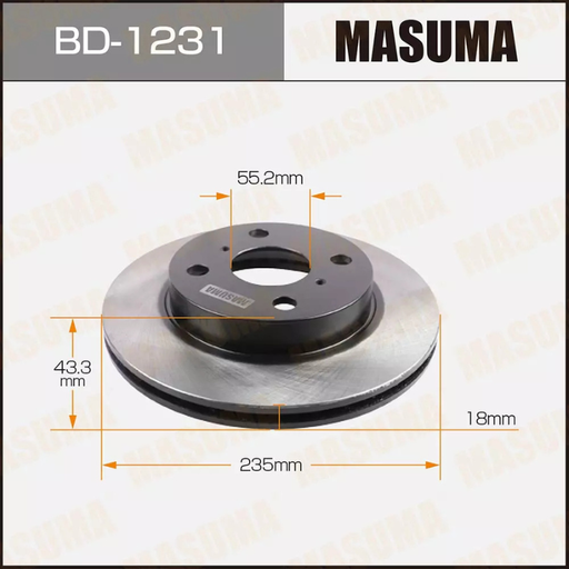 [BD-1231] Brake Rotor/Disc (BD-1231)