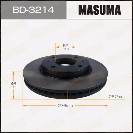 [BD-3214] Brake Rotor/Disc (BD-3214)