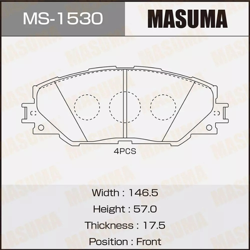 [MS-1530N] Brakes Pads (MS-1530N)