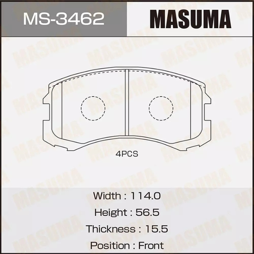 [MS-3462N] Brakes Pads (MS-3462N)