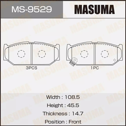 [MS-9529N] Brakes Pads (MS-9529N)