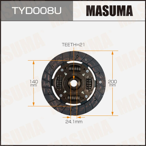 [TYD008U] Clutch Disc  (TYD008U)