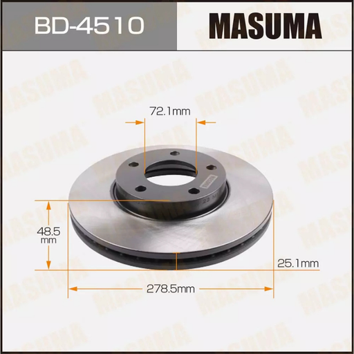 [BD-4510] BRAKE ROTOR/DISC (BD-4510)