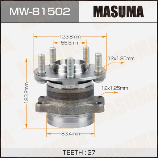 [MW-81502] WHEEL BEARING (MW-81502)