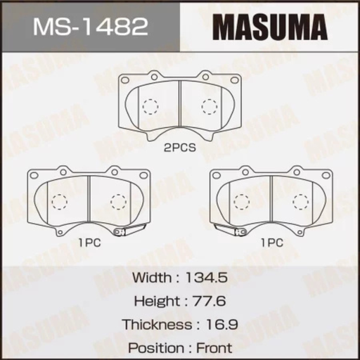 [MS-1482N] Brakes Pads (MS-1482N)