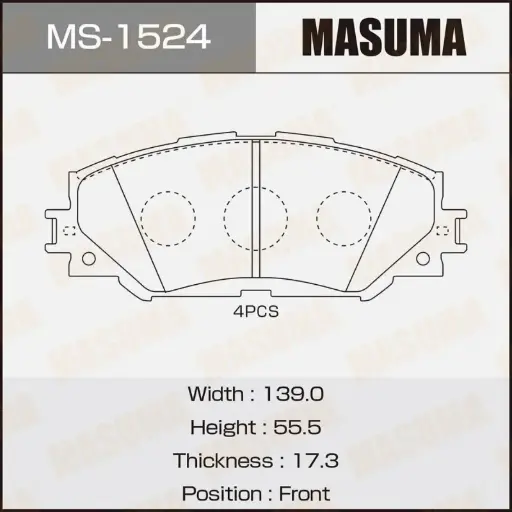[MS-1524N] Brakes Pads (MS-1524N)