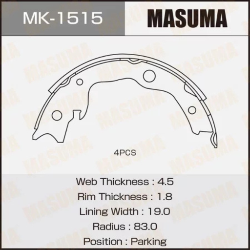 [MK-1515] Brakes Shoes (MK-1515)