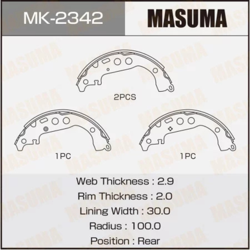 [MK-2342] Brakes Shoes (MK-2342)