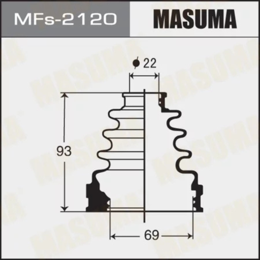 [MFs-2120] CV Joint Boot (MFs-2120)